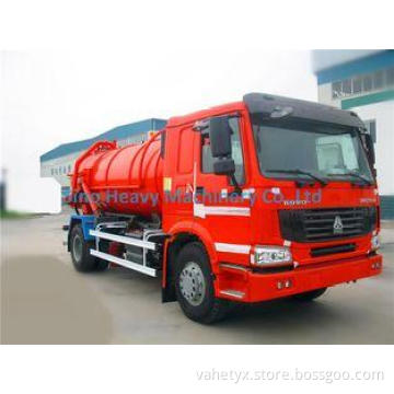 6 Cubic Meters Diesel Sewage Suction Truck with 5m Suction